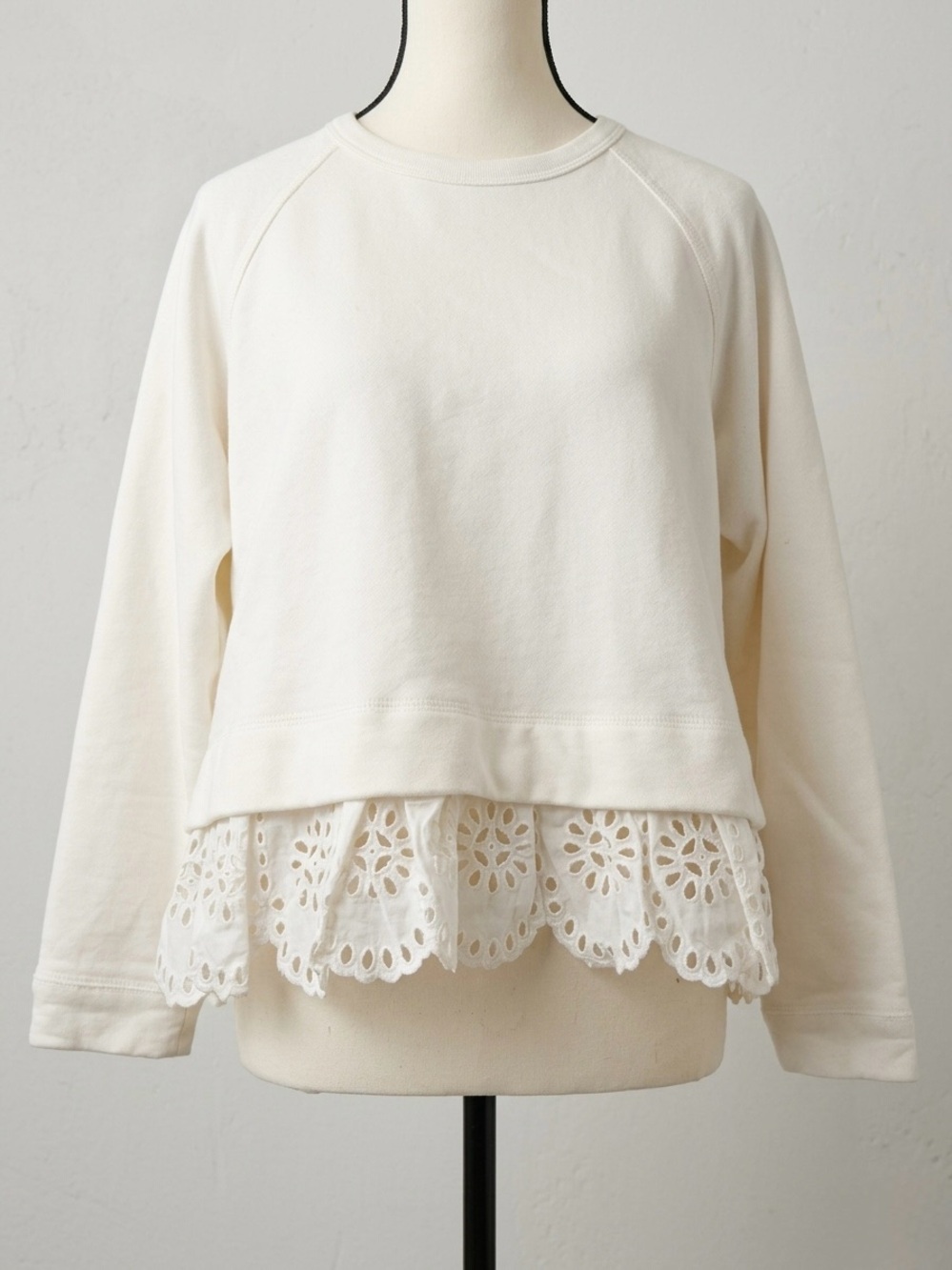 Sea Eyelet Sweatshirt